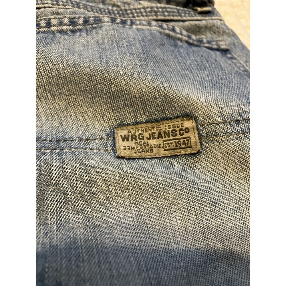 Wrangler Rugged Wear Mens Carpenter Jeans Light‎ Wash Denim Blue 31x31.5 - Picture 10 of 12